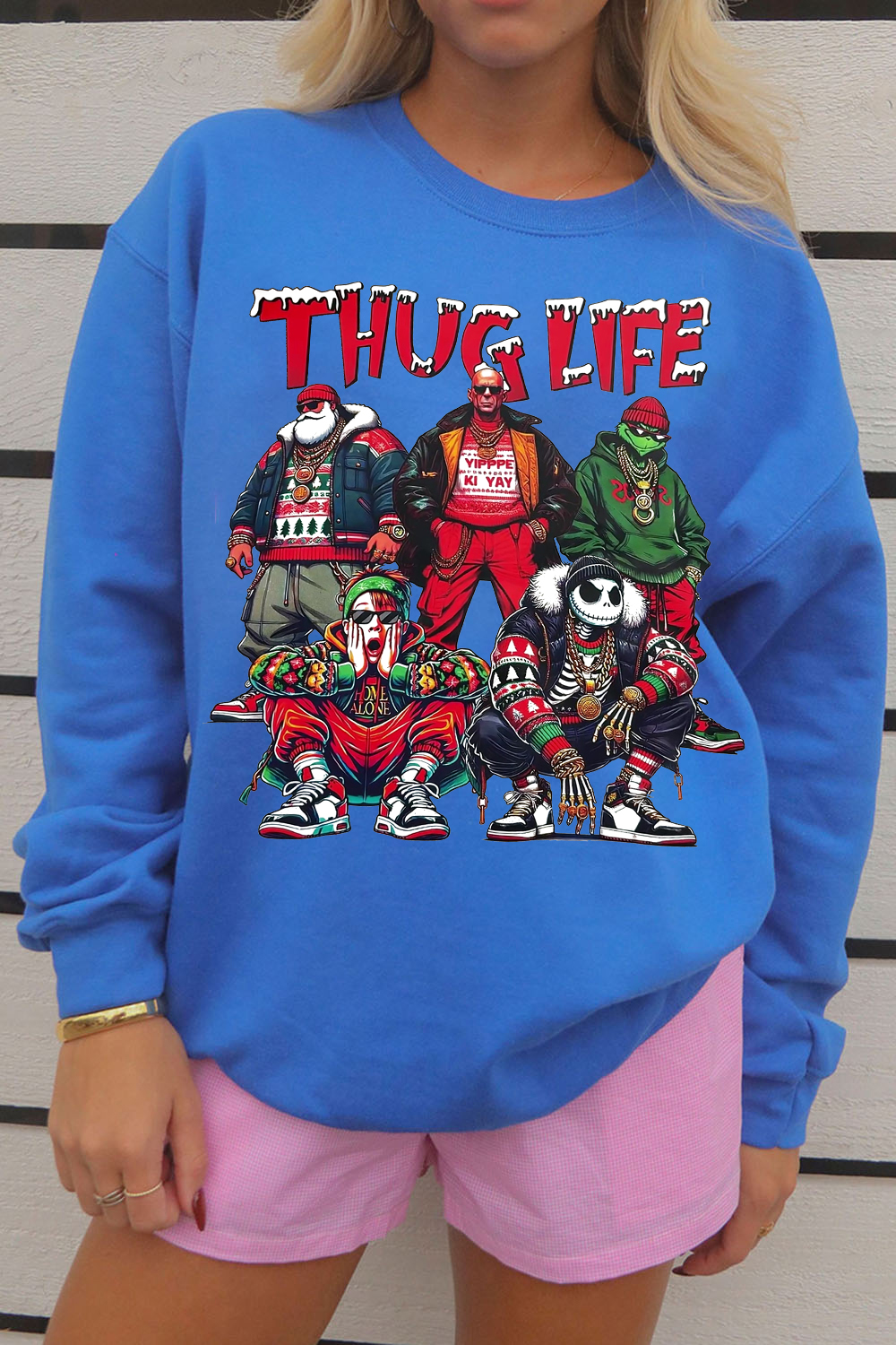 Christmas Personalized Print Sweatshirt