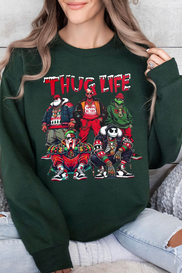 Christmas Personalized Print Sweatshirt