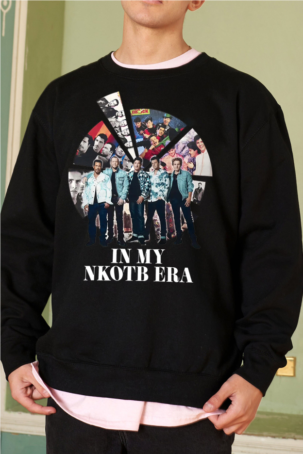 IN MY NKOTB ERA long-sleeved sweatshirt