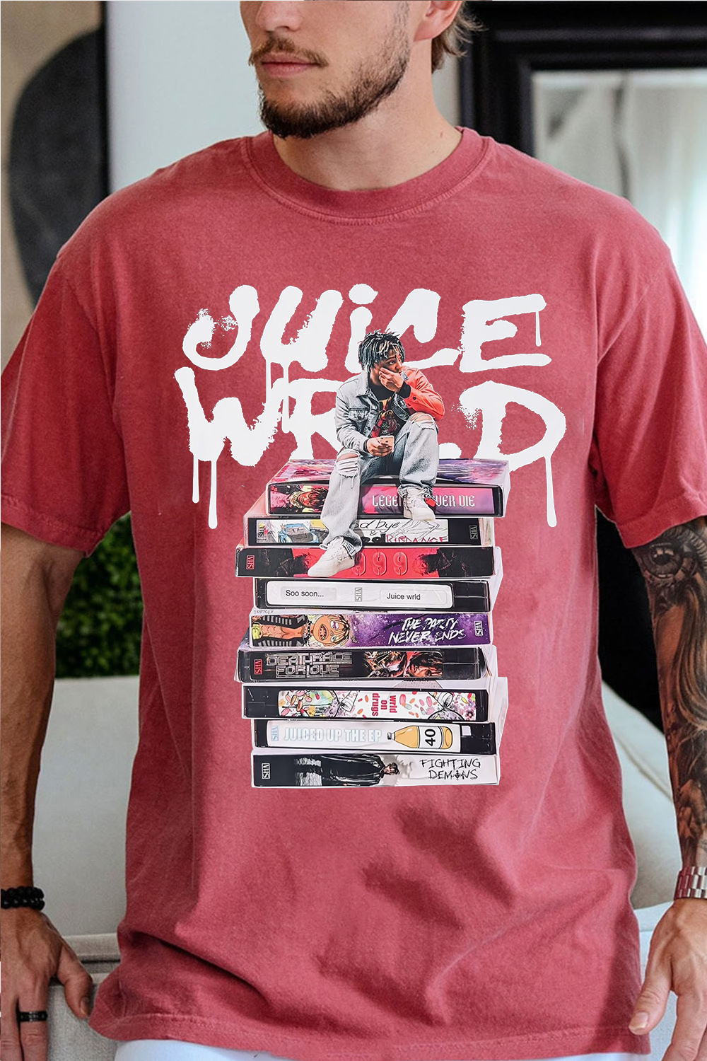 Juicewrld round neck men's T-shirt