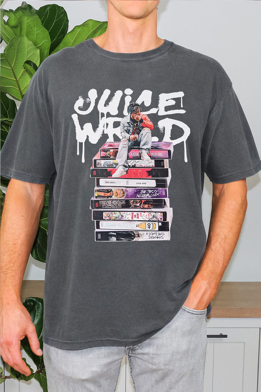 Juicewrld round neck men's T-shirt