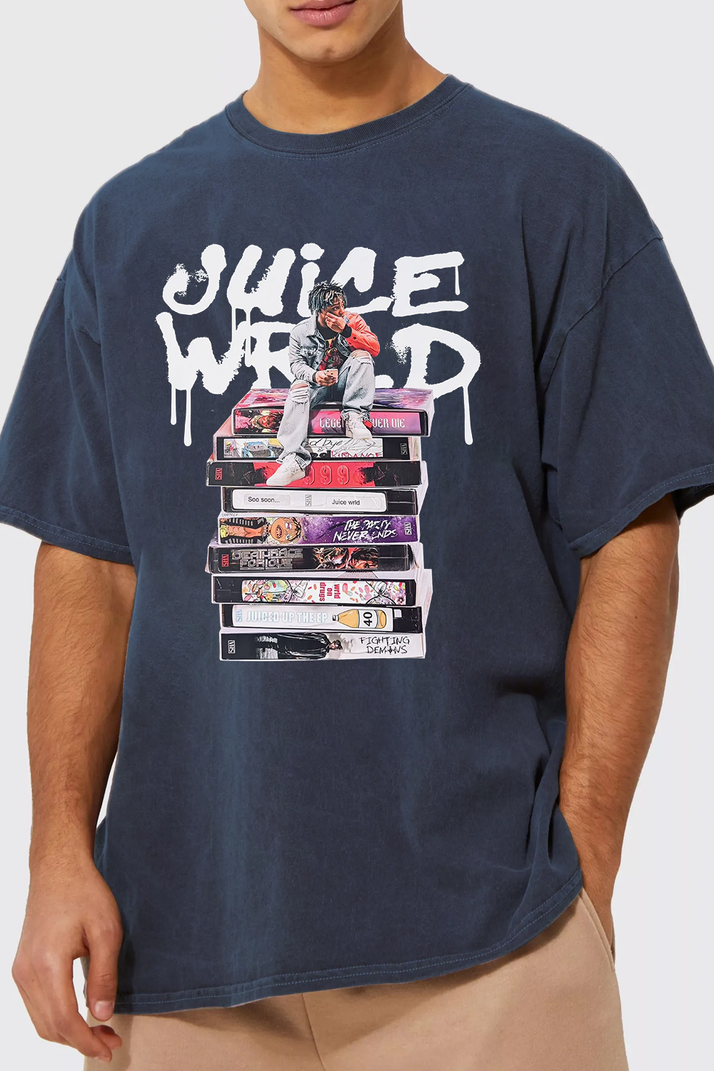 Juicewrld round neck men's T-shirt