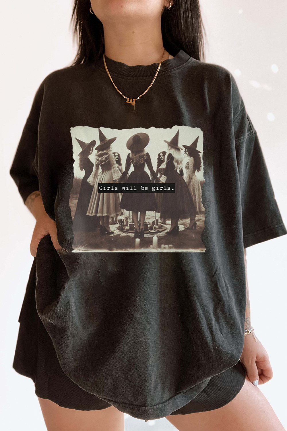 Girls Will Be Girls Funny Witches Shirts