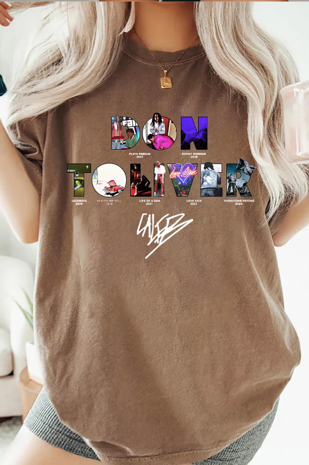 Don Toliver Albums Crew Neck Women  T-Shirt