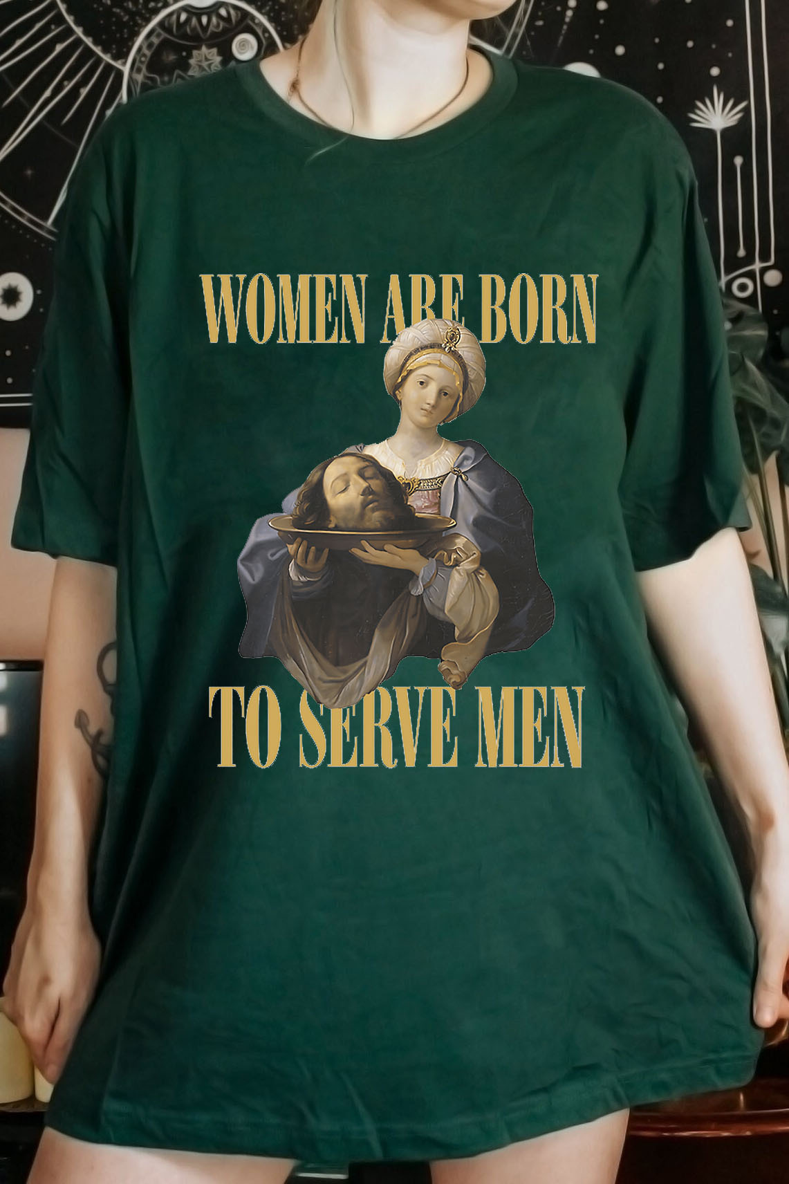 Women Are Born To Serve Men Unisex tshirt