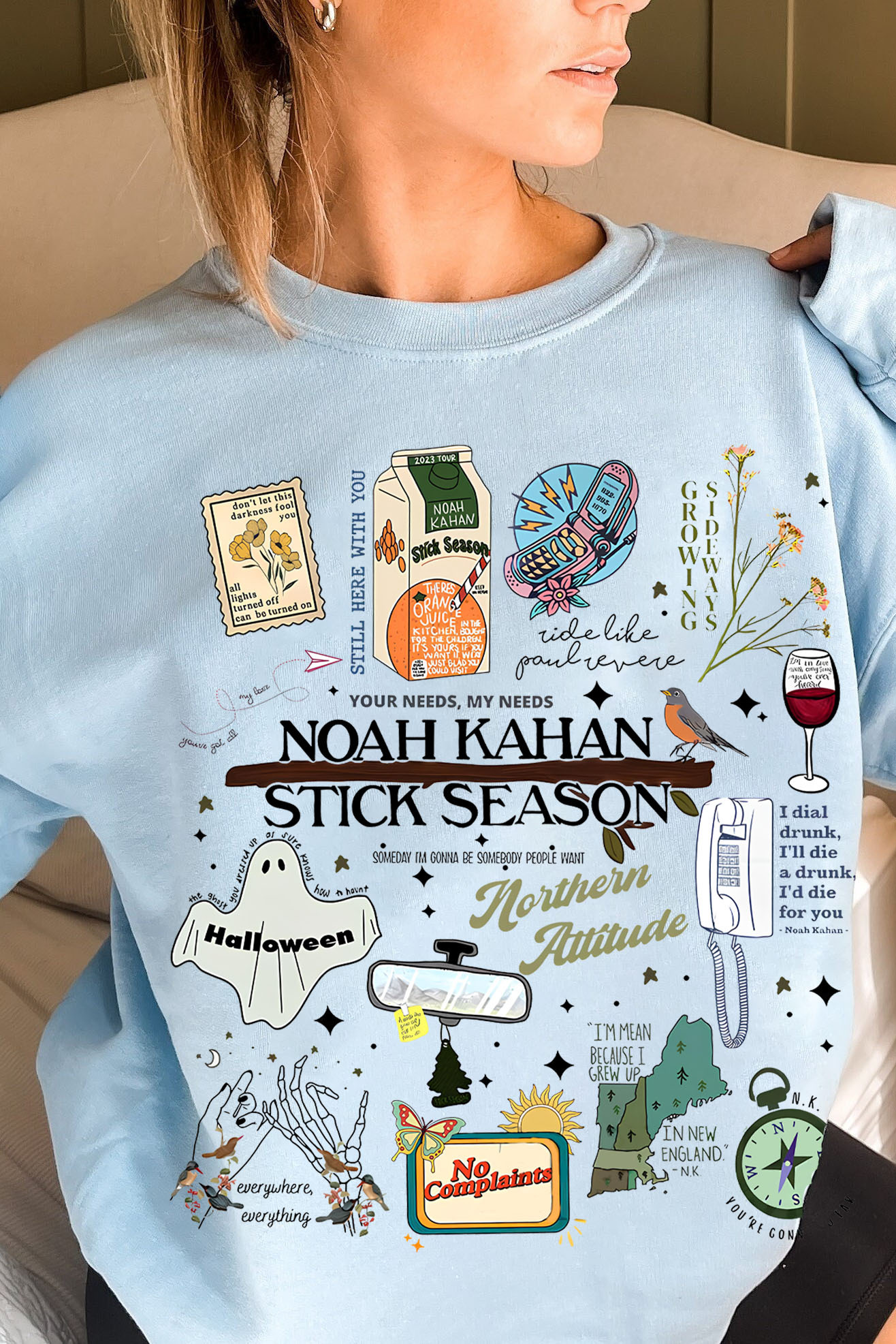 Stick Season Noah Kahan Full Version New Design Sweatshirt