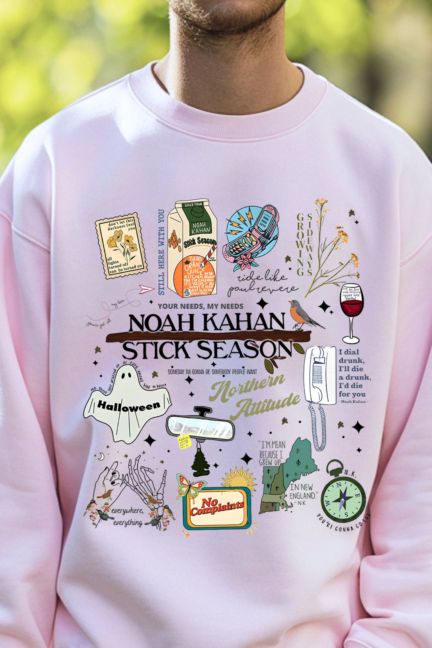 STICK SEASON NOAH KAHAN FULL VERSION NEW DESIGN SWEATSHIRT-MEN