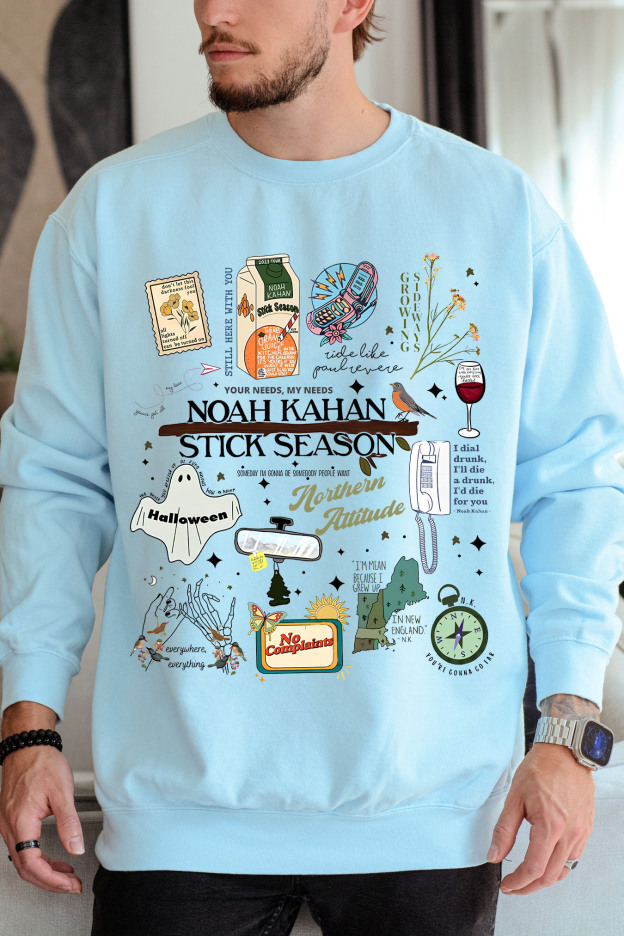 STICK SEASON NOAH KAHAN FULL VERSION NEW DESIGN SWEATSHIRT-MEN