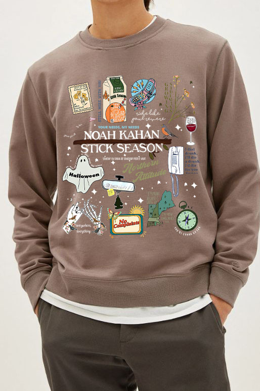 STICK SEASON NOAH KAHAN FULL VERSION NEW DESIGN SWEATSHIRT-MEN
