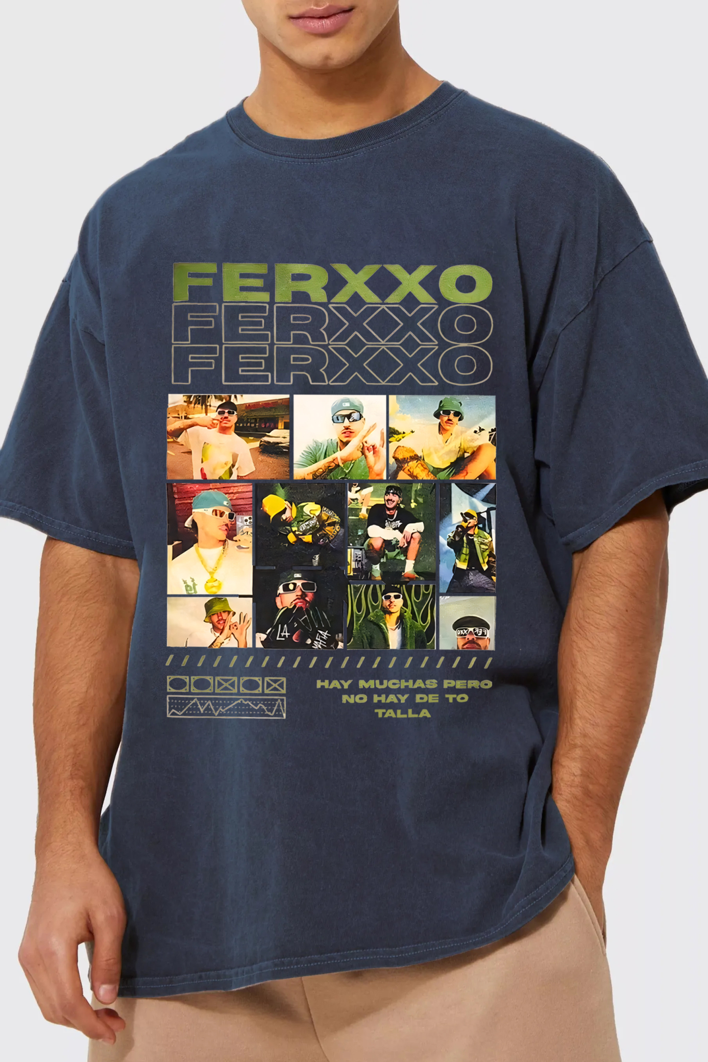 Ferxxo printed lettering men's T-shirt