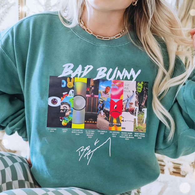 badbunny long sleeve sweatshirt