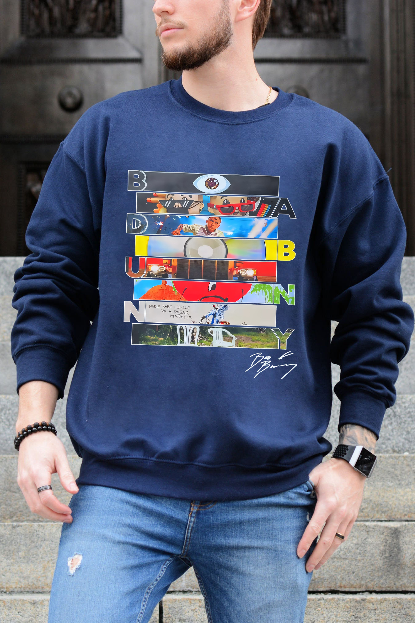 Bad Bunny Signature Sweatshirt For Men