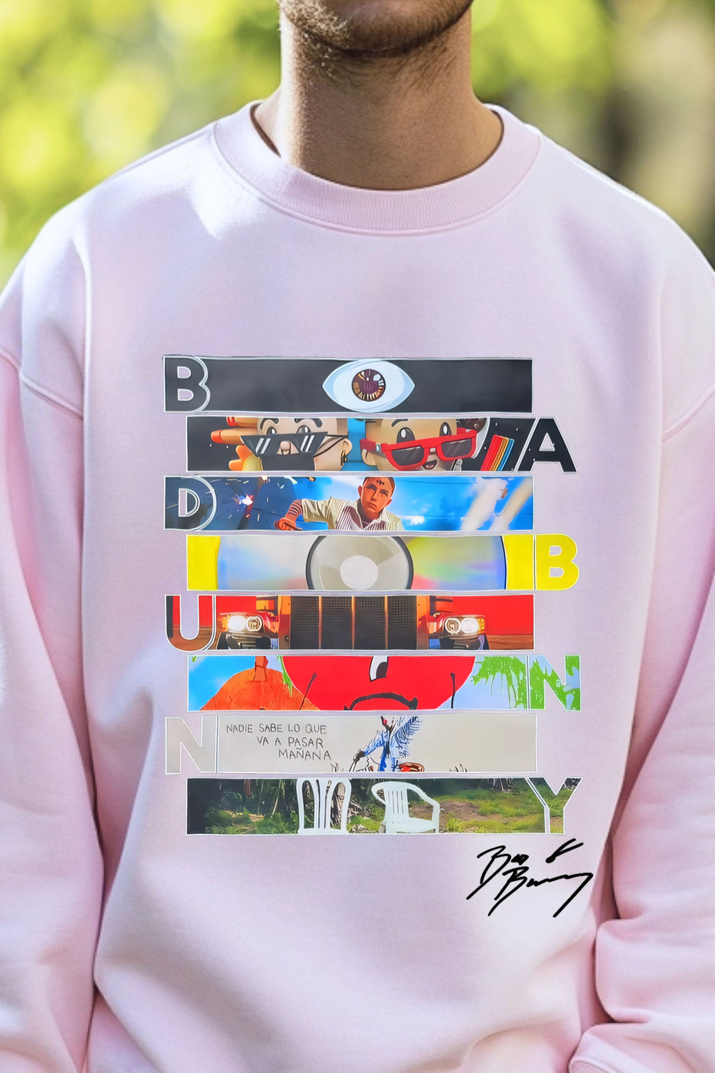Bad Bunny Signature Sweatshirt For Men