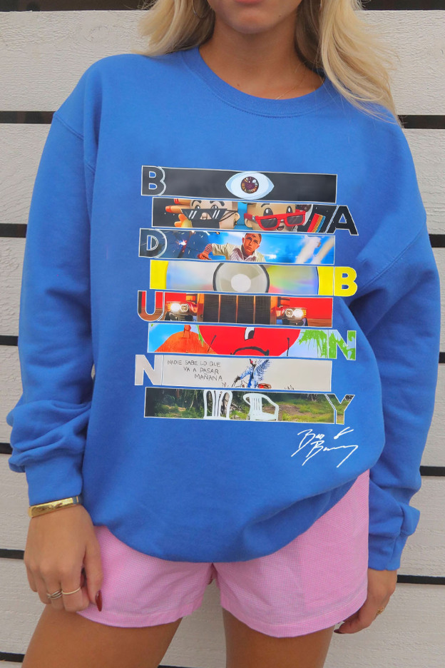 Bad Bunny Signature Sweatshirt For Women