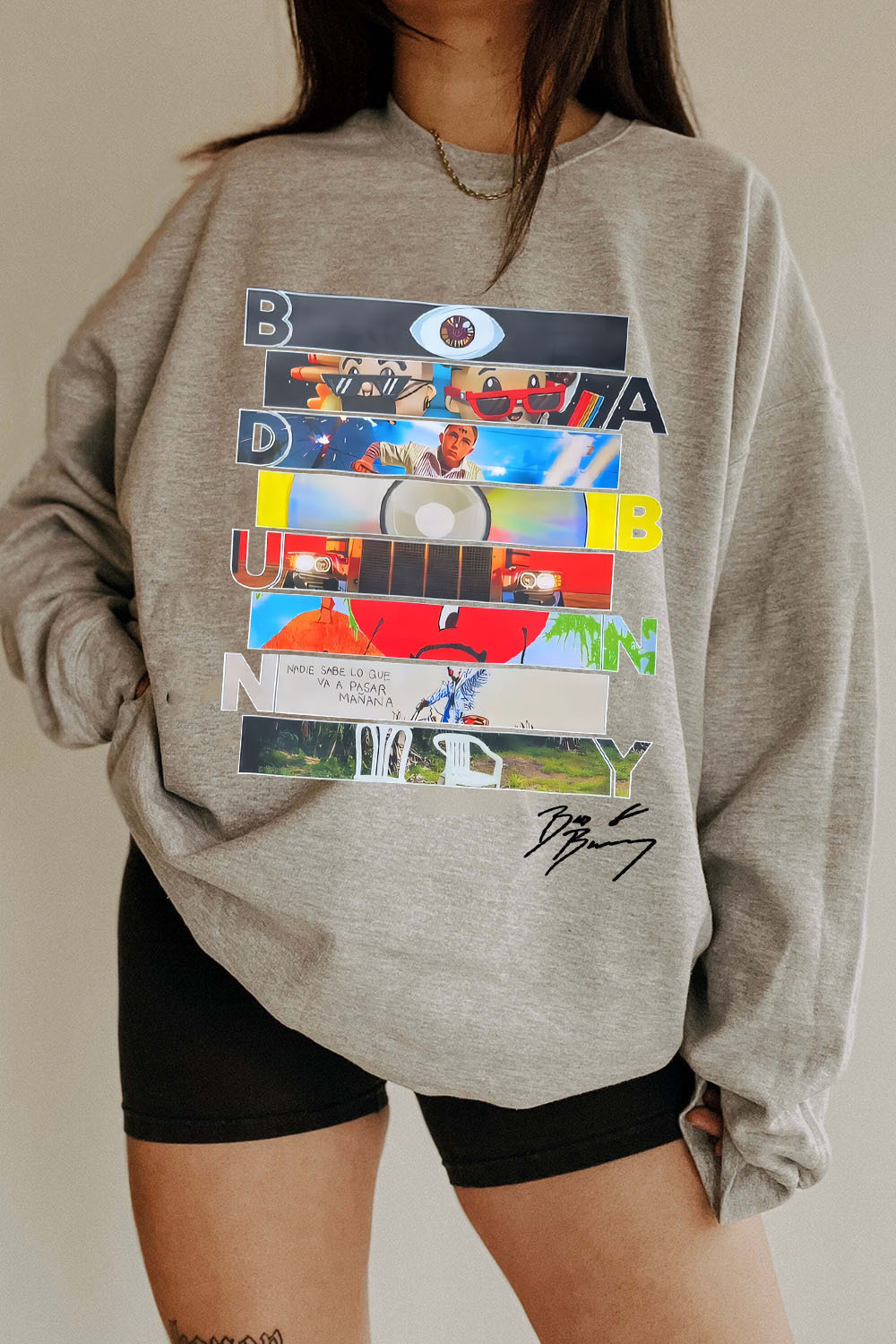 Bad Bunny Signature Sweatshirt For Women