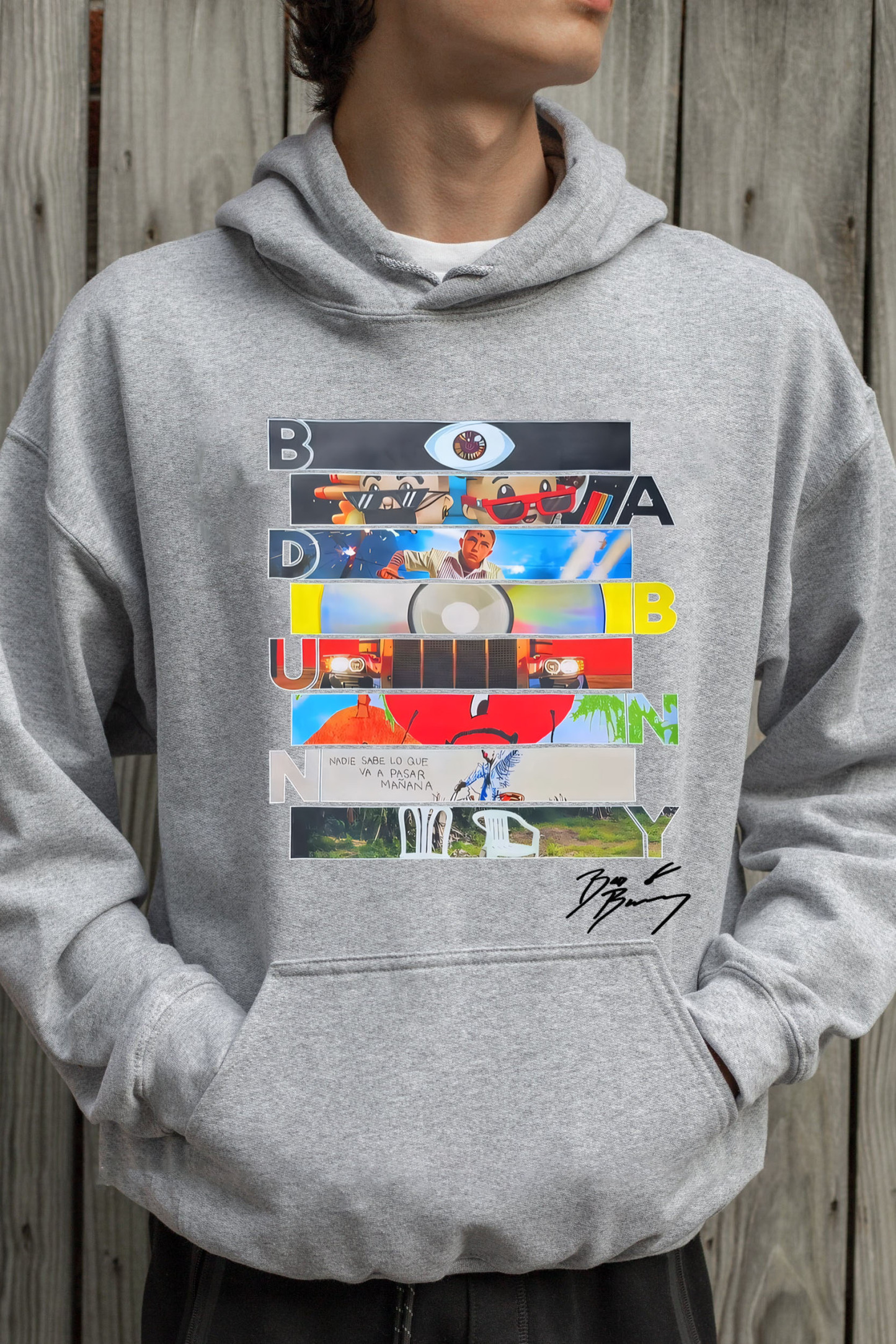 Bad Bunny Signature Hoodie Men