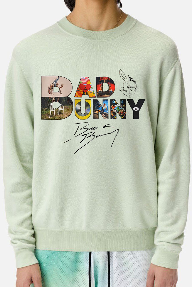 Bad Bunny Album Cover Design Men Sweatshirt