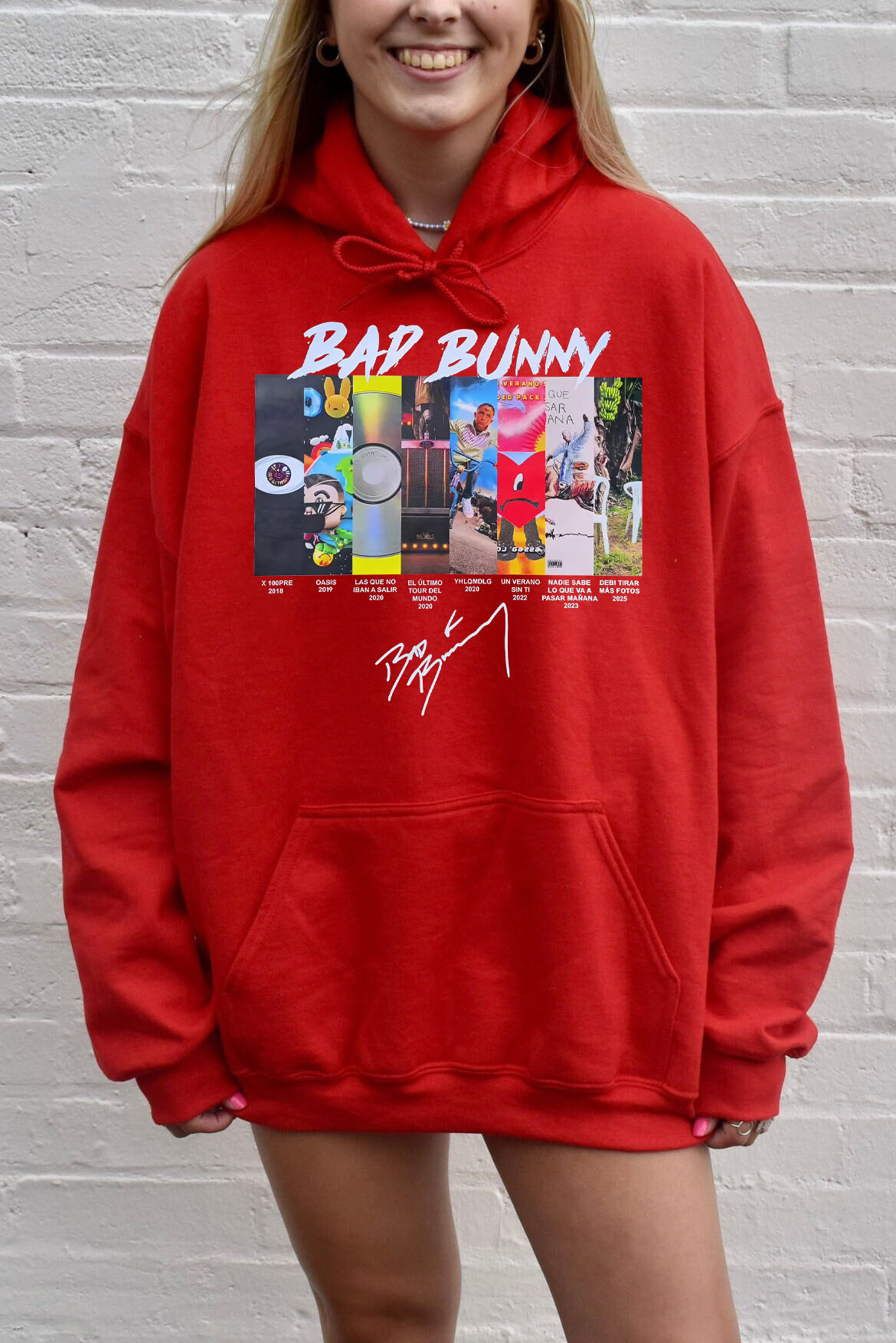 badbunny women hoodie