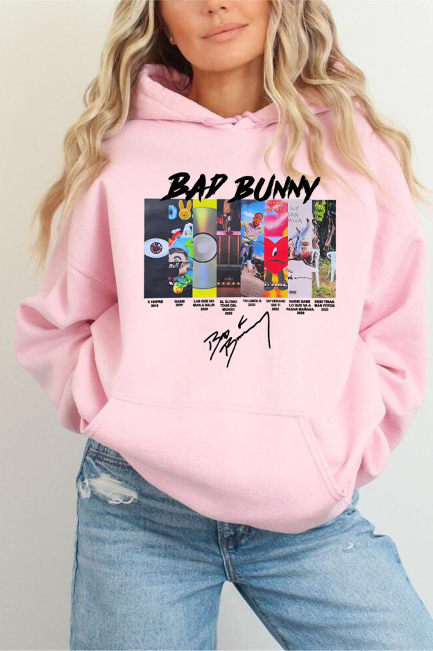 badbunny women hoodie