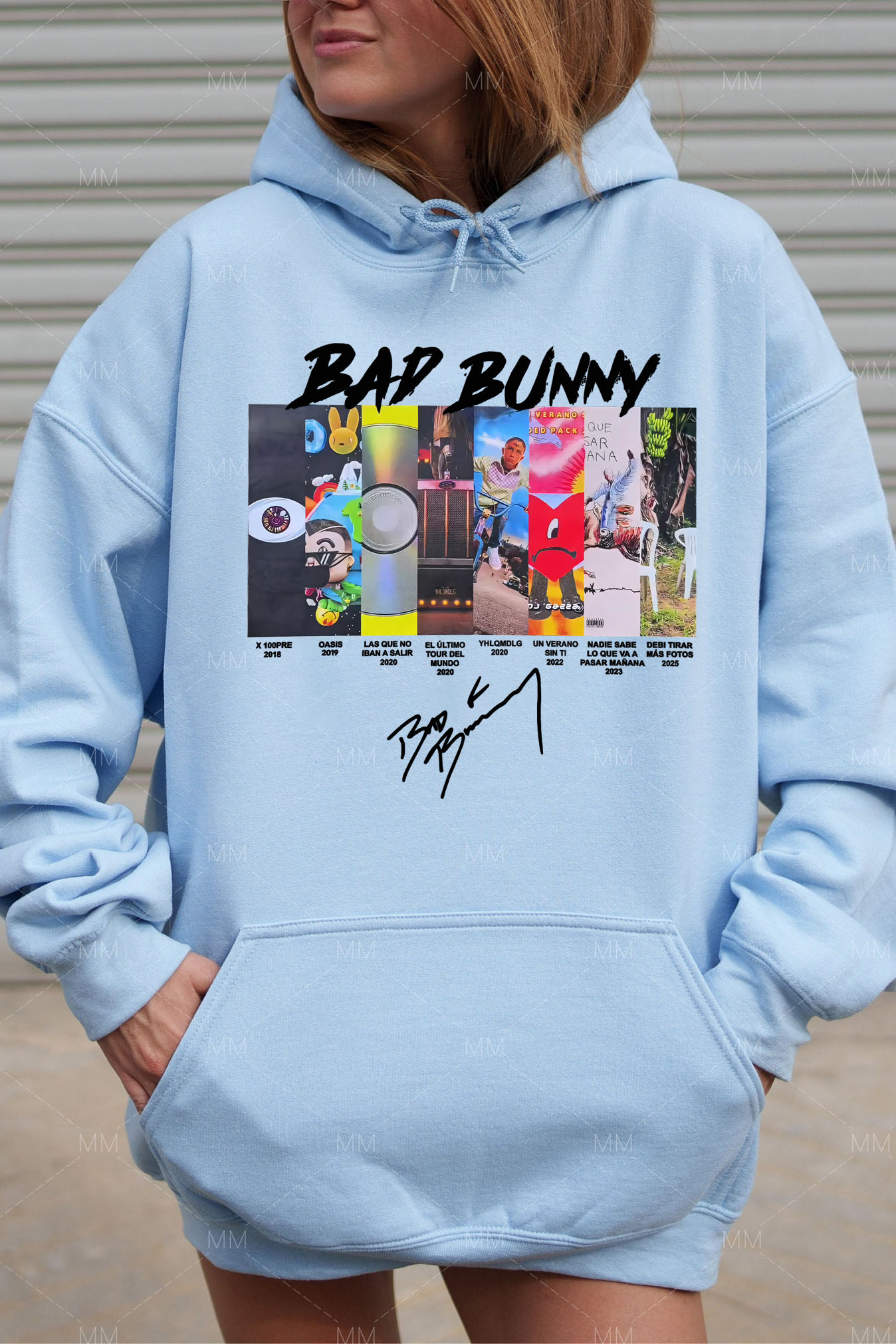 badbunny women hoodie