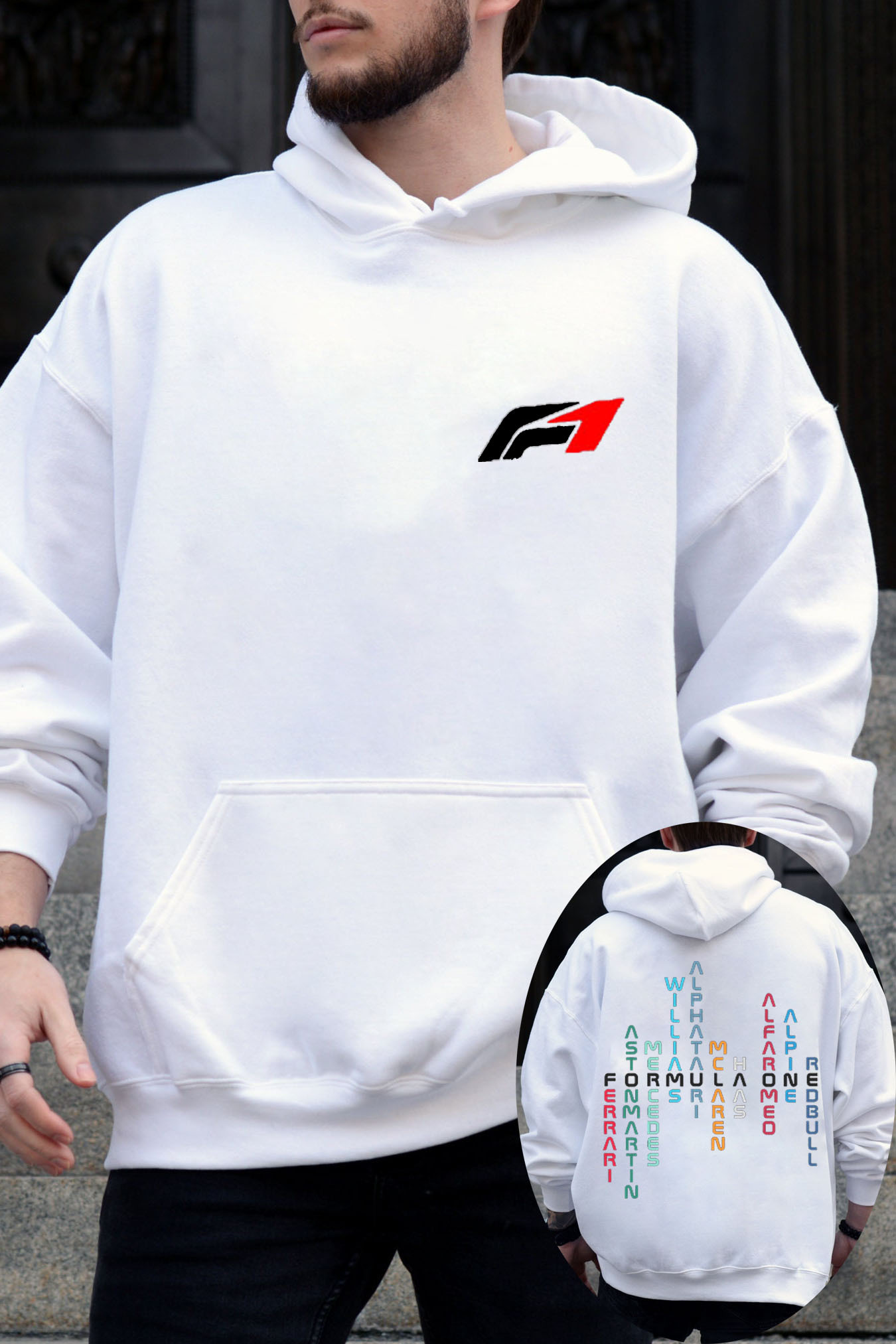All Teams Formula 1 Unisex 2Sides men hoodie