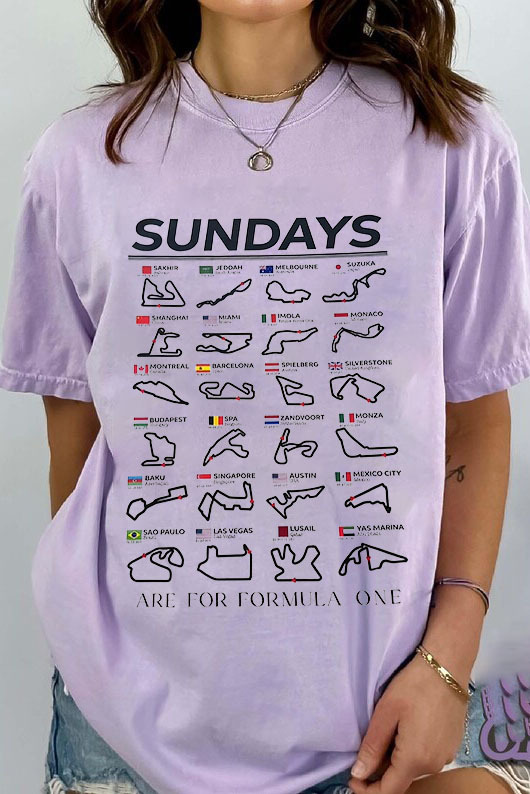Sundays Formula 1 Shirt