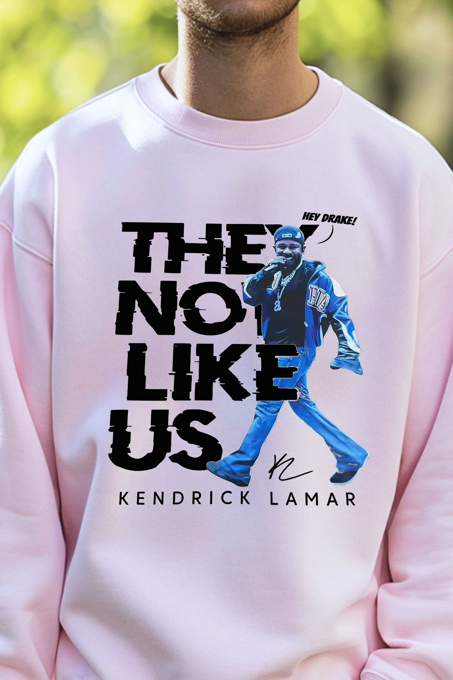 kendrick Not like US men's sweatshirt
