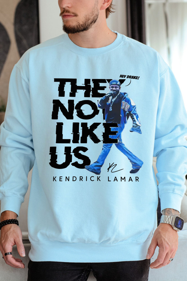 kendrick Not like US men's sweatshirt