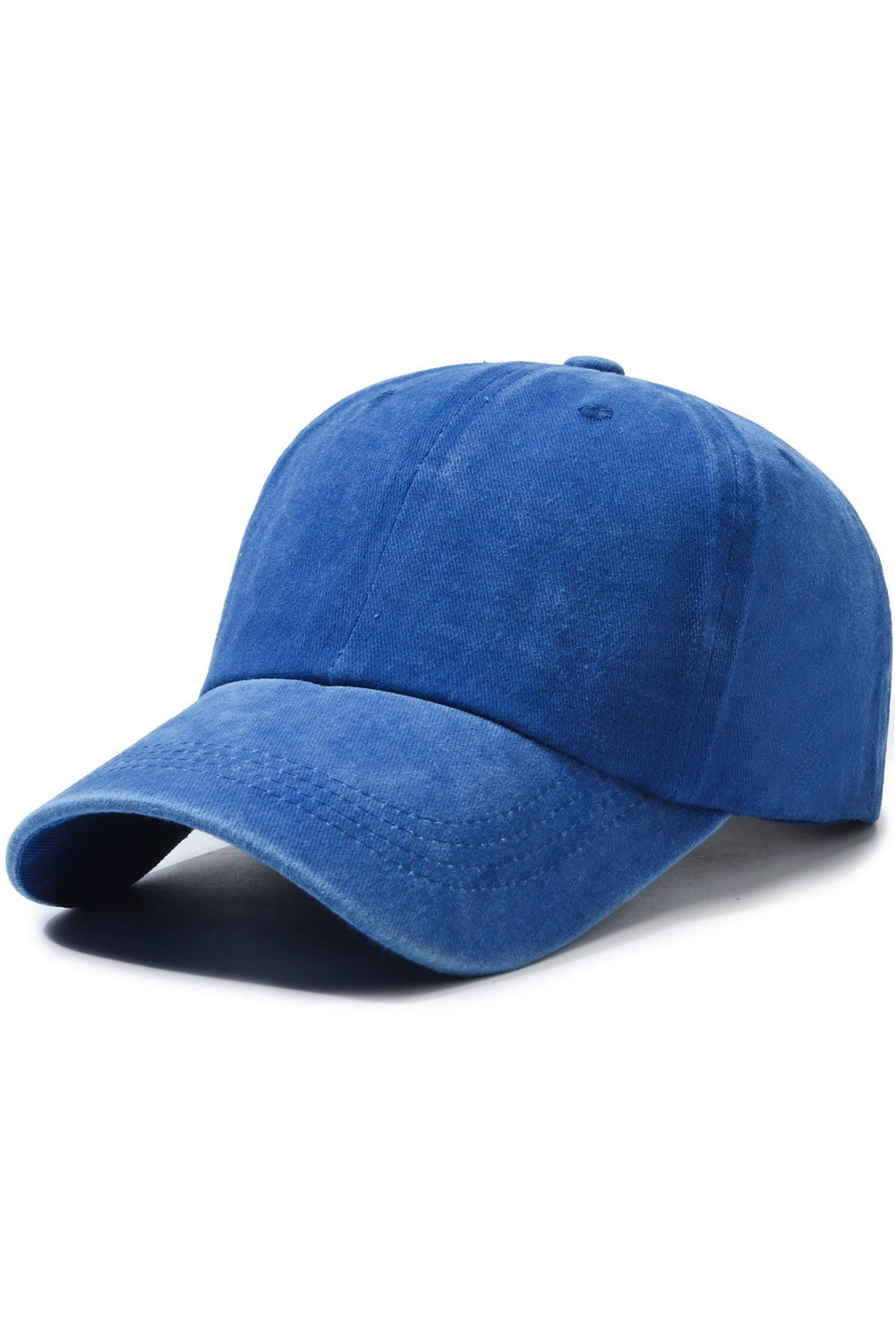 Washed Denim Baseball Cap - Unisex