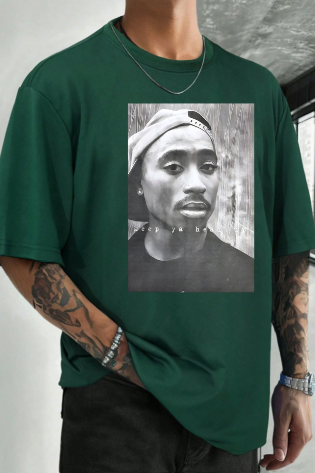 2Pac 90s Rappers Graphic Tee For Men