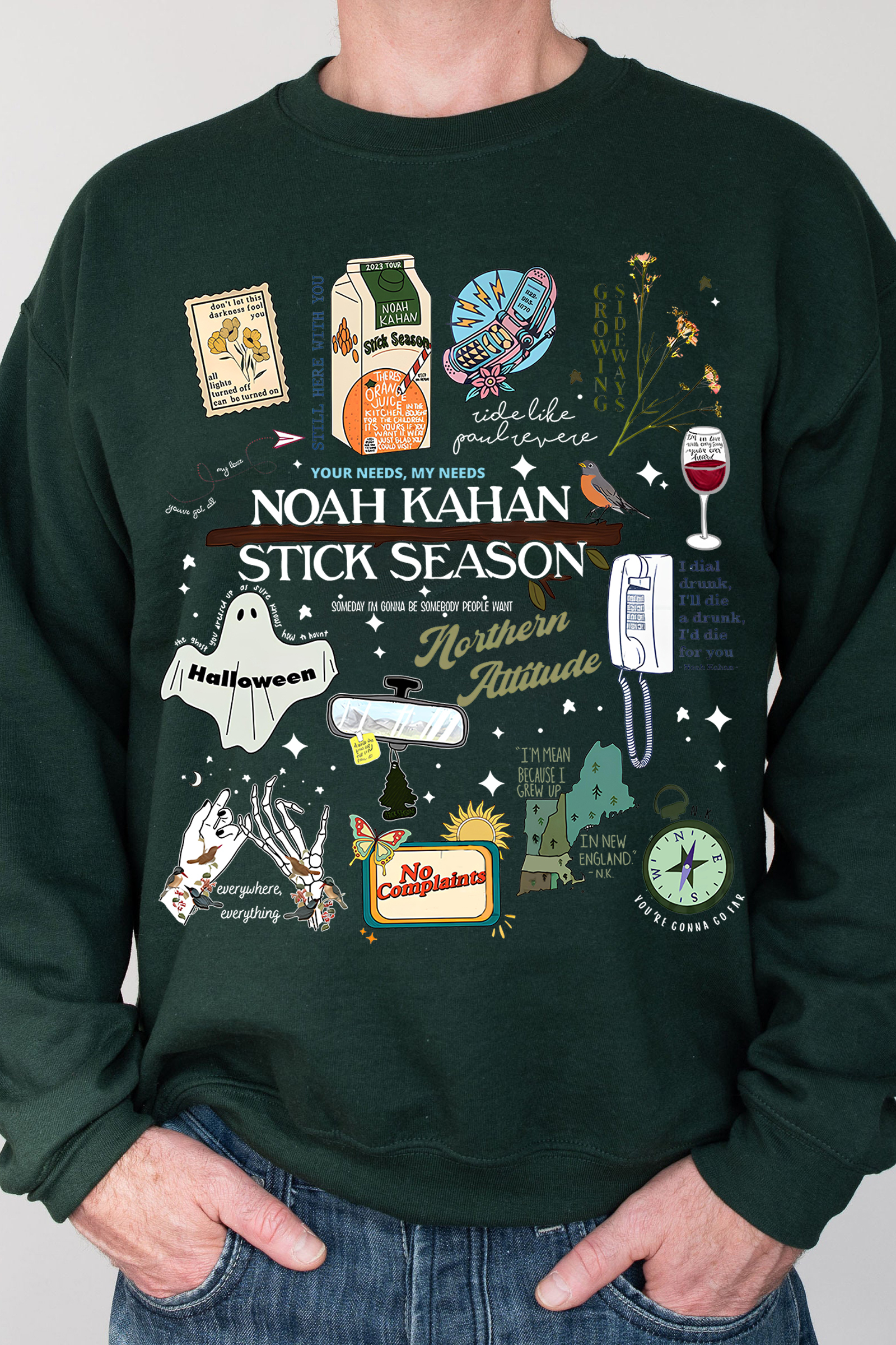 STICK SEASON NOAH KAHAN FULL VERSION NEW DESIGN SWEATSHIRT-MEN