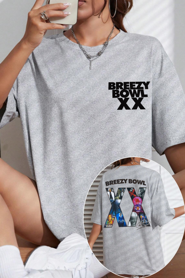 2 Sided chris b Graphic Shirt For Women