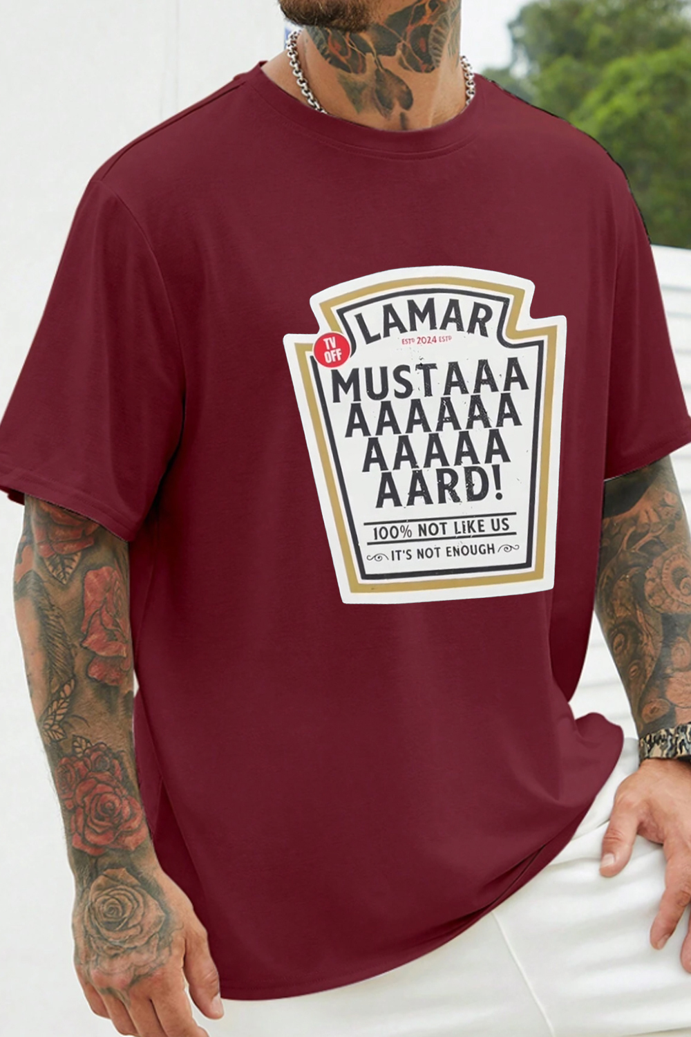 mustard men's t-shirt