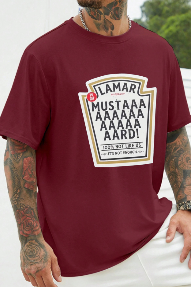 mustard men's t-shirt