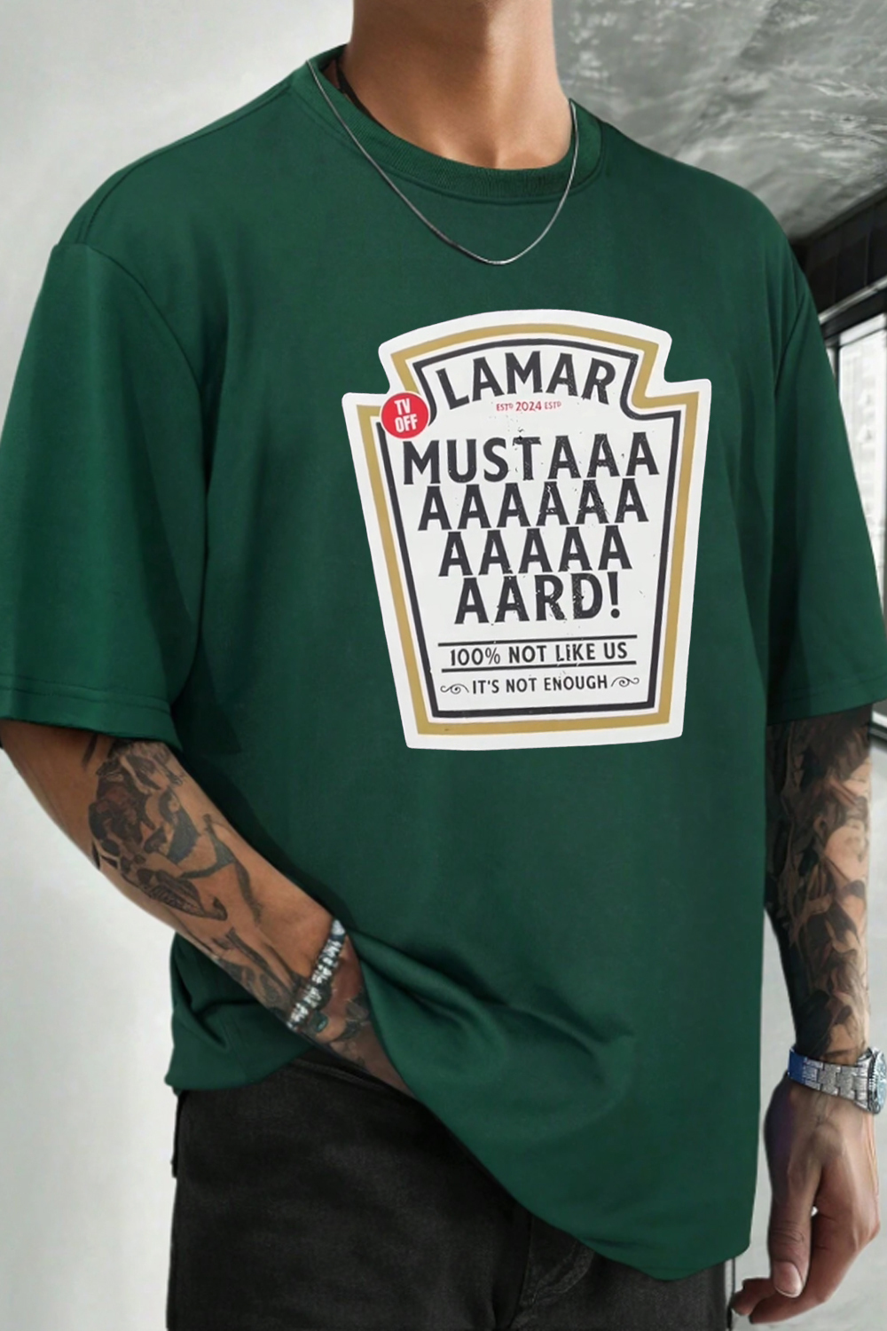 mustard men's t-shirt