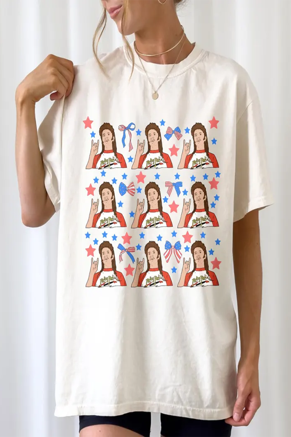 Joe Dirt 4th of July Coquette Shirt