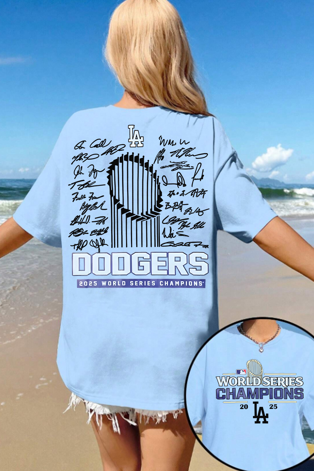 Dodgers 2025 World Series Champions Women Shirt
