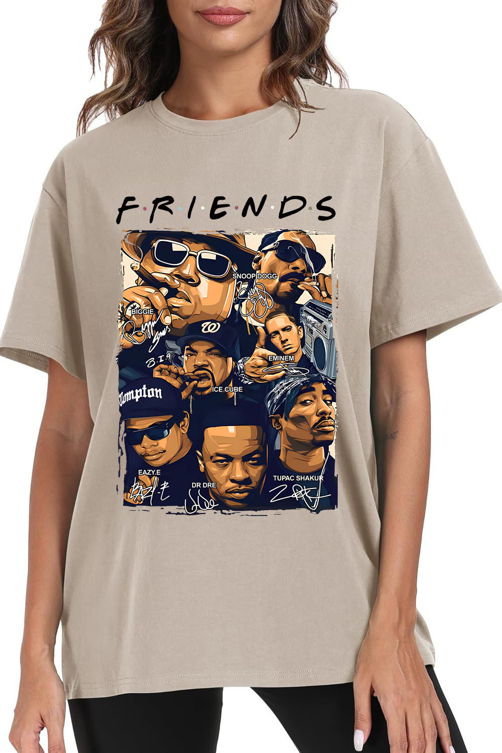 Rapper All Star Friends Funny Hip Hop T-shirt