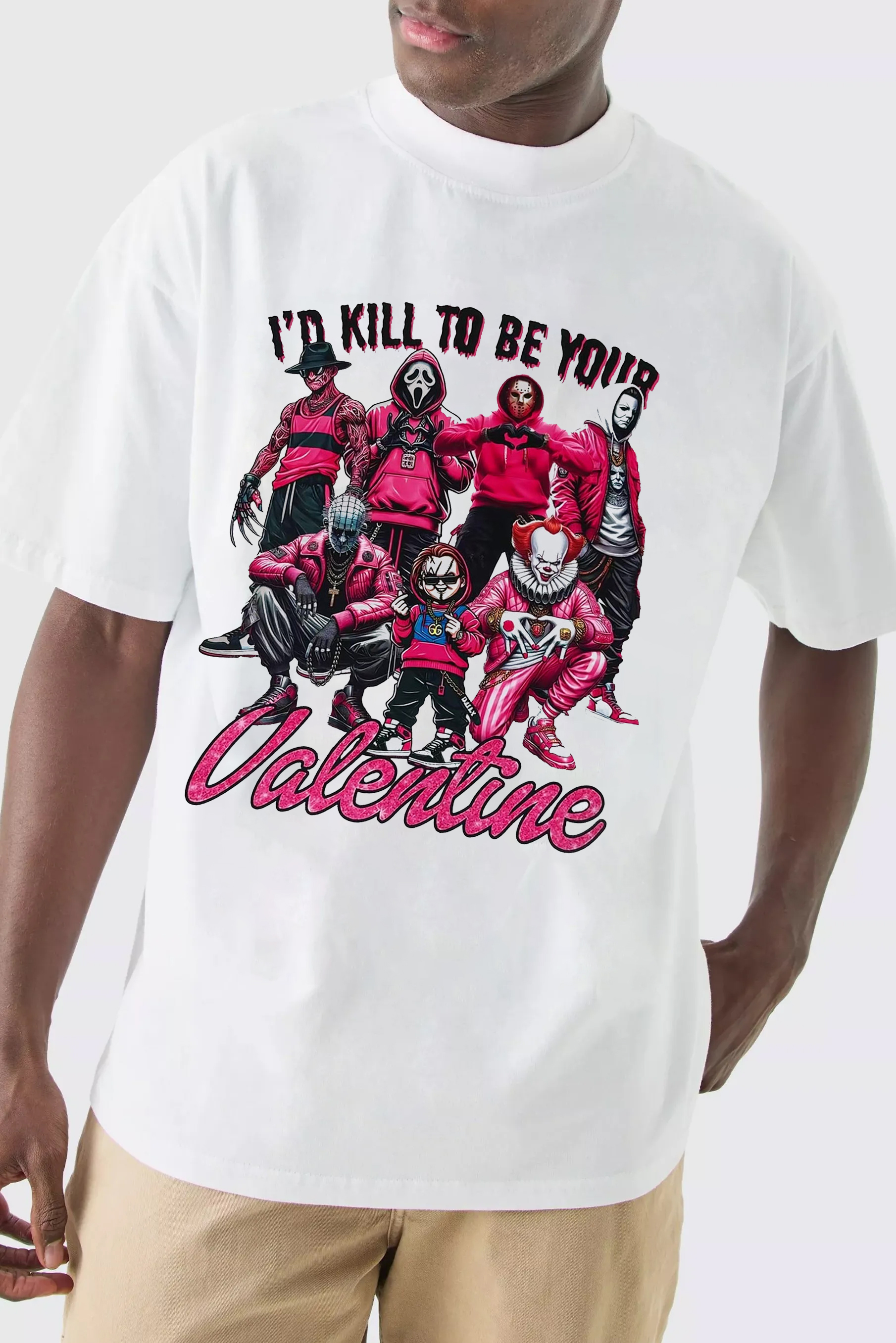 horrormovies-valentine's day man T-shirt