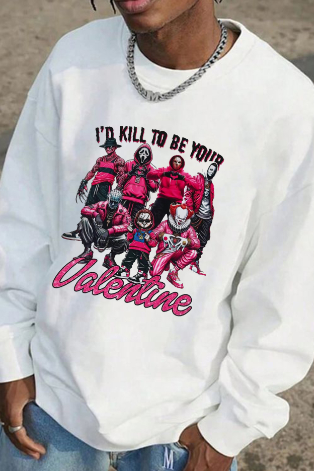 horrormovies-valentine's day Men sweatshirt