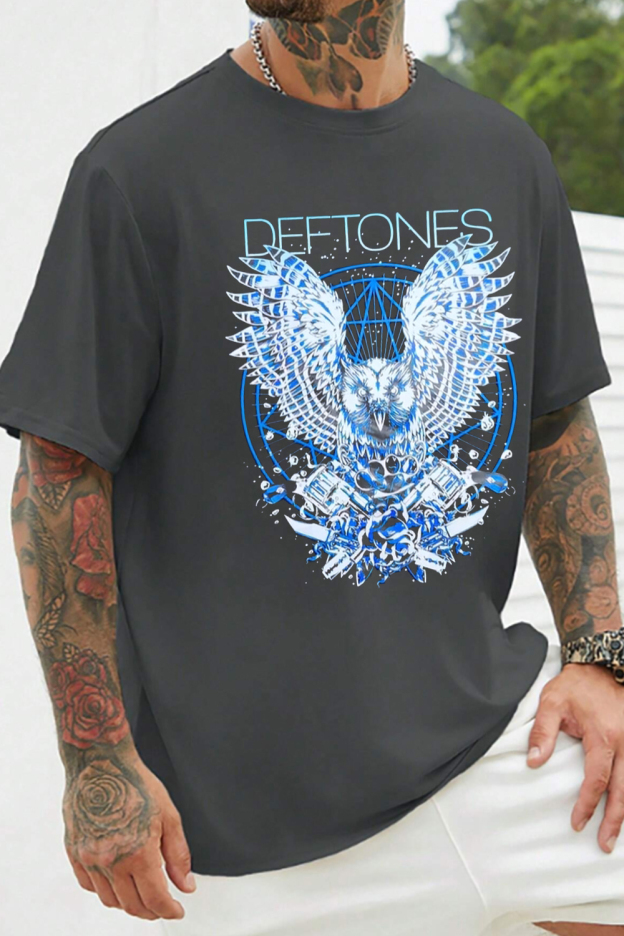Deftones Band Owl  t-shirt