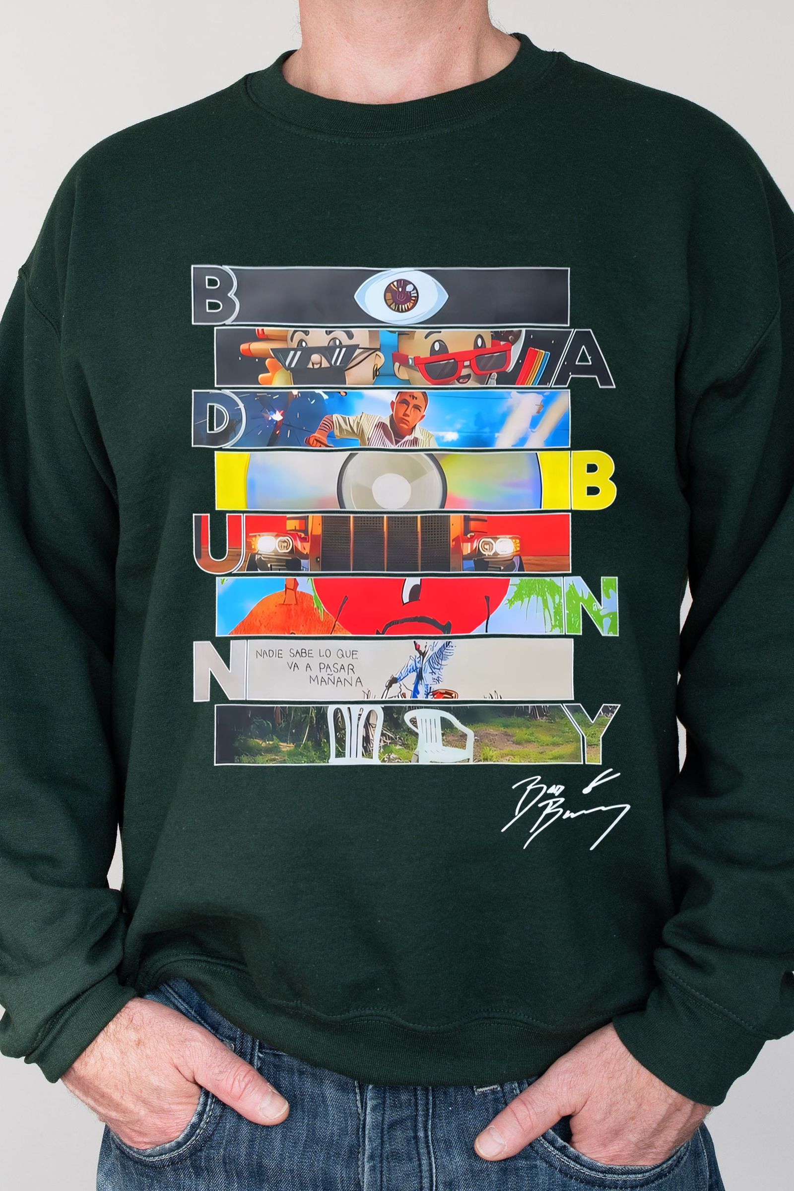 Bad Bunny Signature Sweatshirt For Men