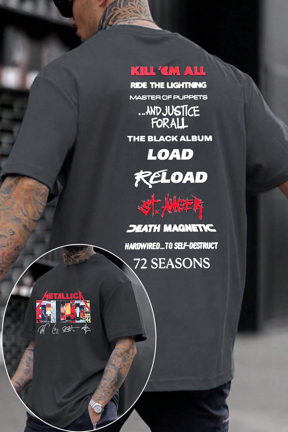 Metallica albums TEE