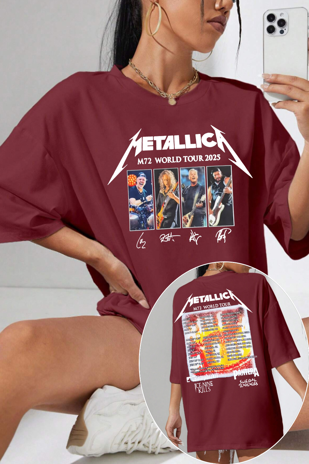 metallica rockband  T-SHIRT