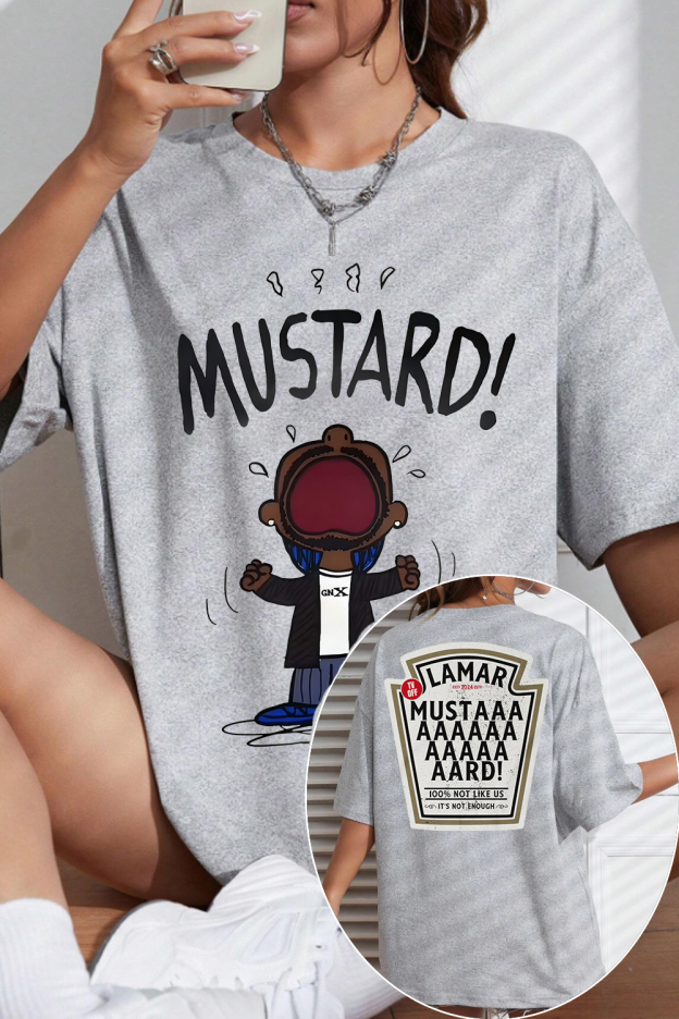 Kendrick Lamar GNX Mustard 2 Sides Tee For Women