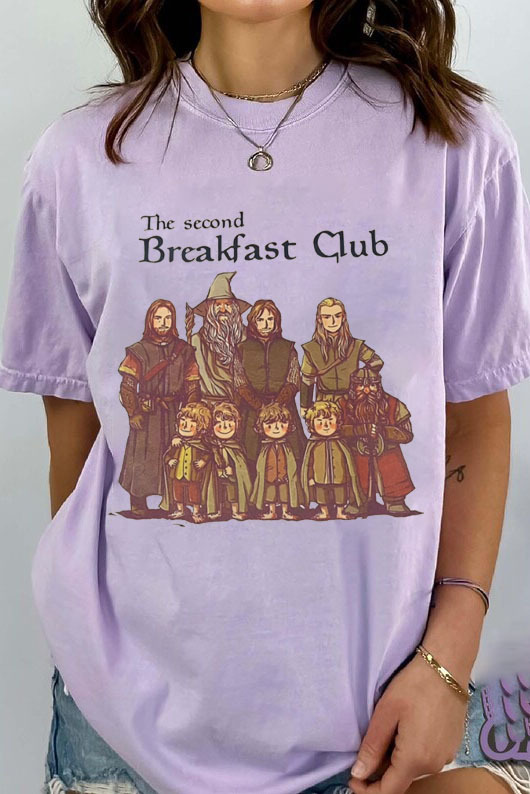 The Lord of the Rings cartoon ladies short-sleeved loose T-shirt