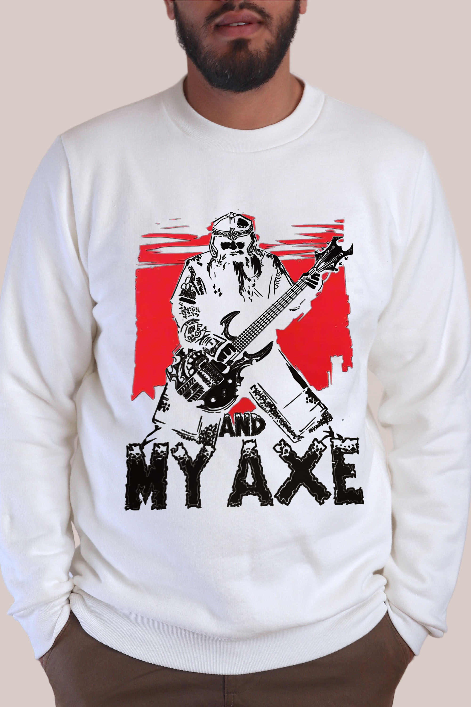 Gimli And My Axe Lord Of The Rings Vintage MEN Sweatshirts