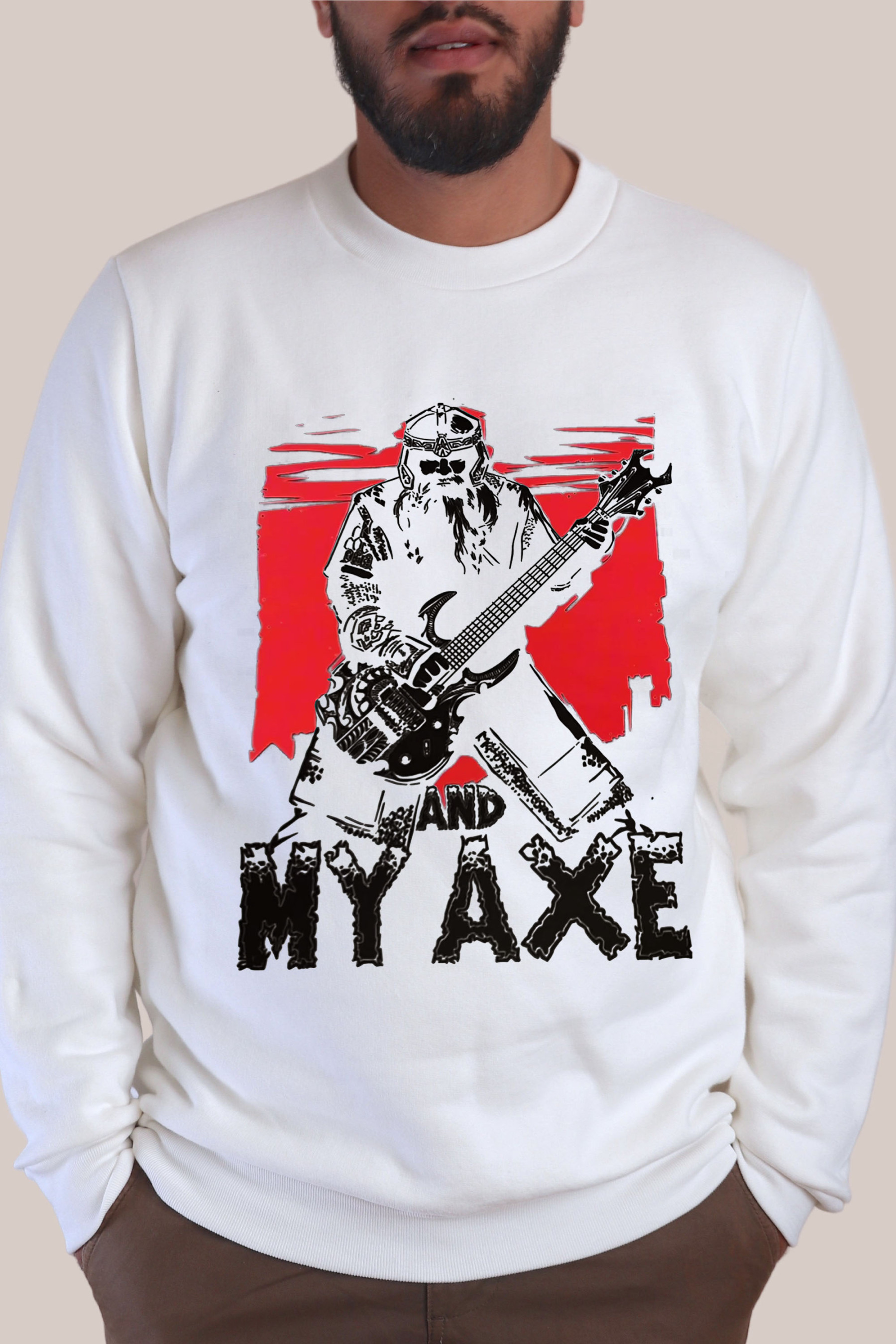 Gimli And My Axe Lord Of The Rings Vintage MEN Sweatshirts