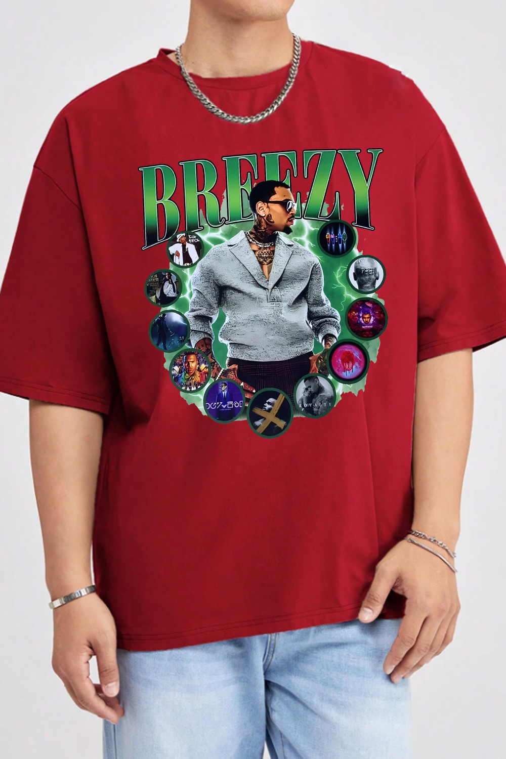 Chris Brown Breezy 1111 Tour tshirt For Men