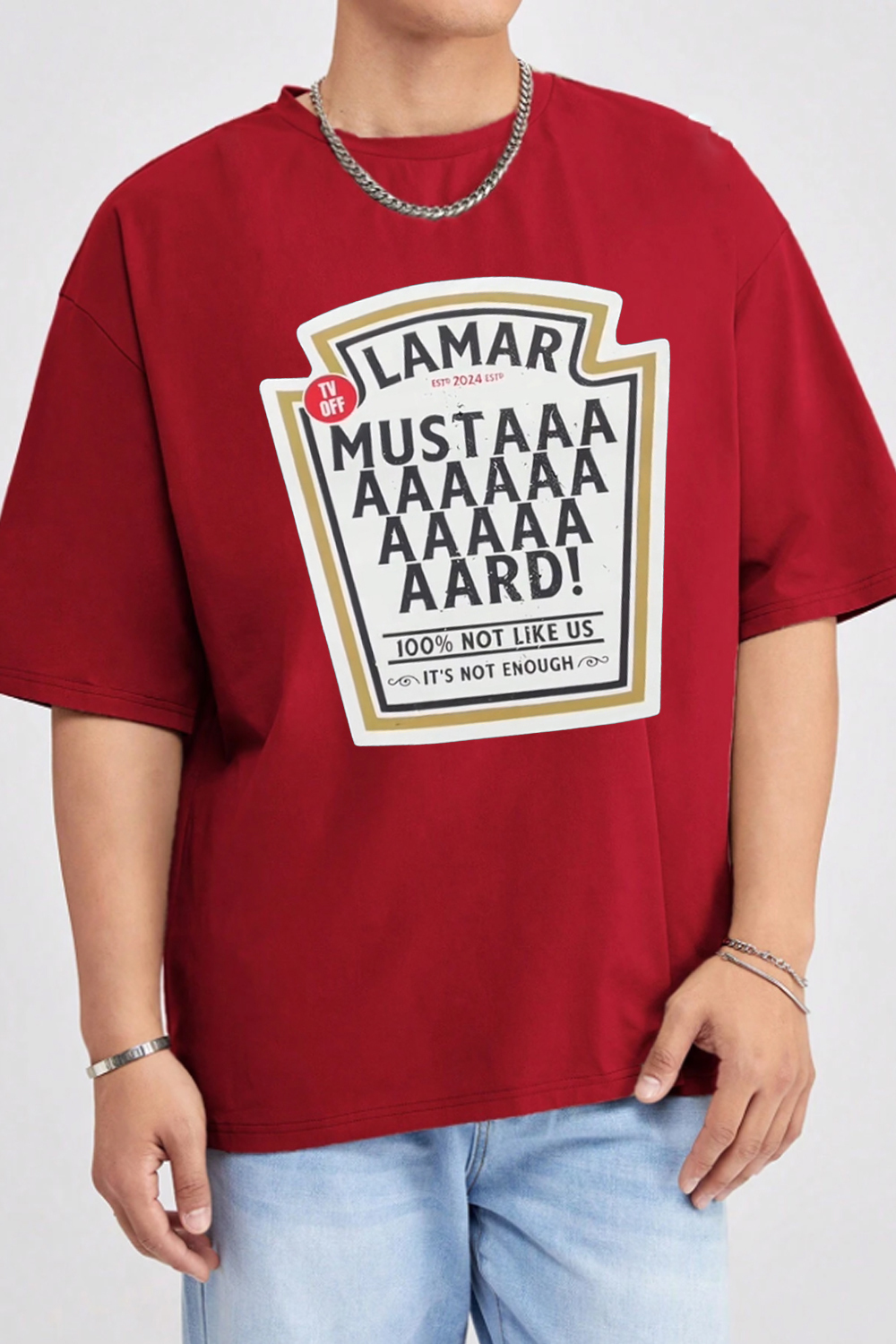 mustard men's t-shirt